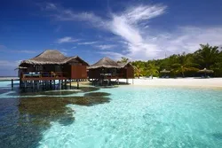 Over Water Bungalow - View From Lagoon