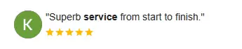 Google review snippet