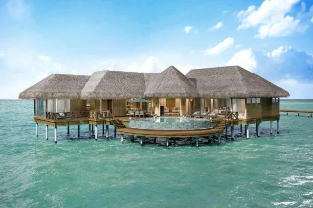 Two-Bedroom Ocean Pavilion with Pool (rendering)