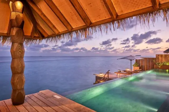 Luxury Sunset Water Villa with Pool