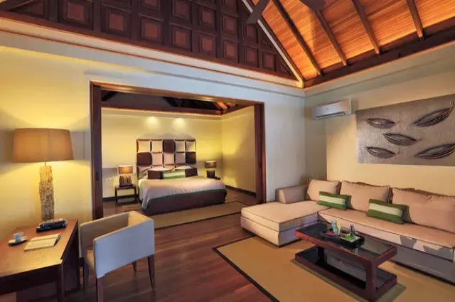 Private Villa_ Bedroom and Living Room