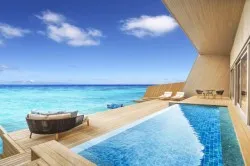 Sunset Overwater Villa with Pool